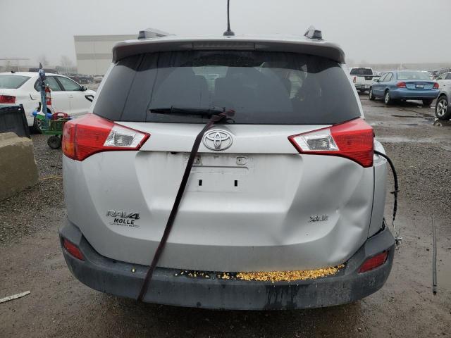 JTMWFREV7EJ018420 - 2014 TOYOTA RAV4 XLE SILVER photo 6