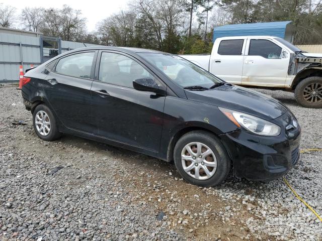 KMHCT4AE3DU315410 - 2013 HYUNDAI ACCENT GLS BLACK photo 4