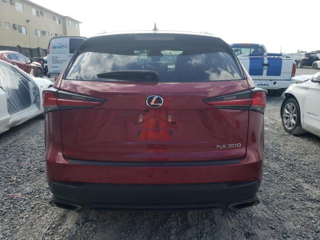 JTJYARBZ2J2100538 - 2018 LEXUS NX 300 BASE წითელი ფოტო 6