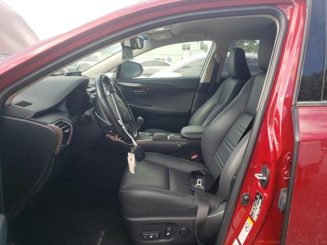 JTJYARBZ2J2100538 - 2018 LEXUS NX 300 BASE წითელი ფოტო 7