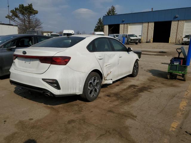 3KPF24AD1KE076429 - 2019 KIA FORTE FE WHITE photo 3