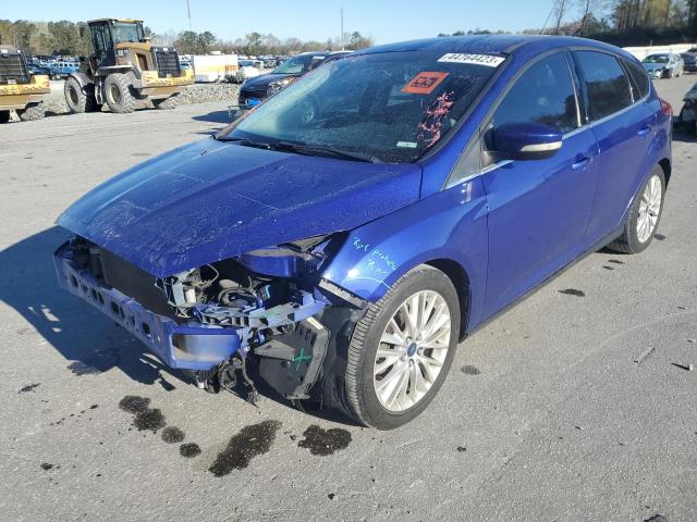 1FADP3N21FL260820 - 2015 FORD FOCUS TITANIUM BLUE photo 1