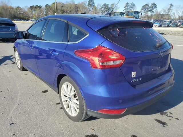 1FADP3N21FL260820 - 2015 FORD FOCUS TITANIUM BLUE photo 2