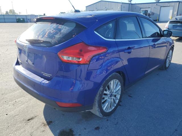 1FADP3N21FL260820 - 2015 FORD FOCUS TITANIUM BLUE photo 3