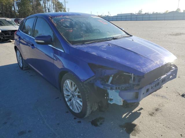 1FADP3N21FL260820 - 2015 FORD FOCUS TITANIUM BLUE photo 4