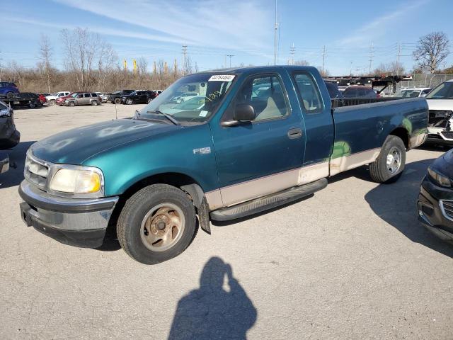 1FTZX1721WNA15649 - 1998 FORD F150 GREEN photo 1