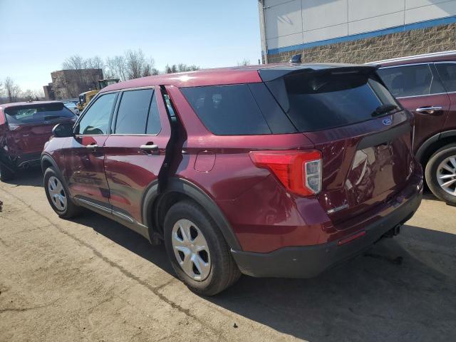 1FM5K8AC0LGD01835 - 2020 FORD EXPLORER POLICE INTERCEPTOR ბურგუნდია ფოტო 2