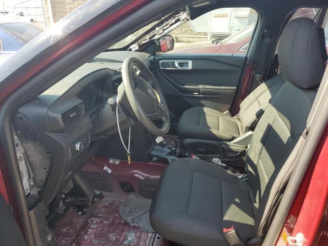 1FM5K8AC0LGD01835 - 2020 FORD EXPLORER POLICE INTERCEPTOR ბურგუნდია ფოტო 7