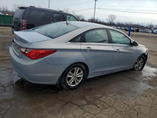 5NPEB4ACXBH144158 - 2011 HYUNDAI SONATA GLS BLUE photo 3