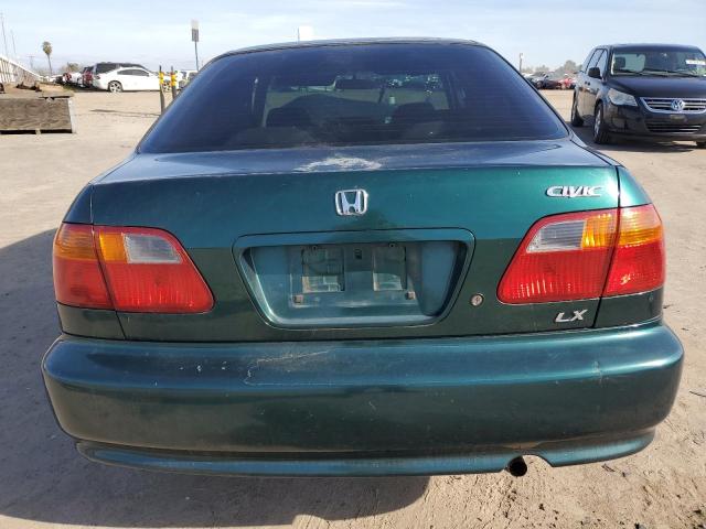 2HGEJ6678XH546384 - 1999 HONDA CIVIC LX GREEN photo 6