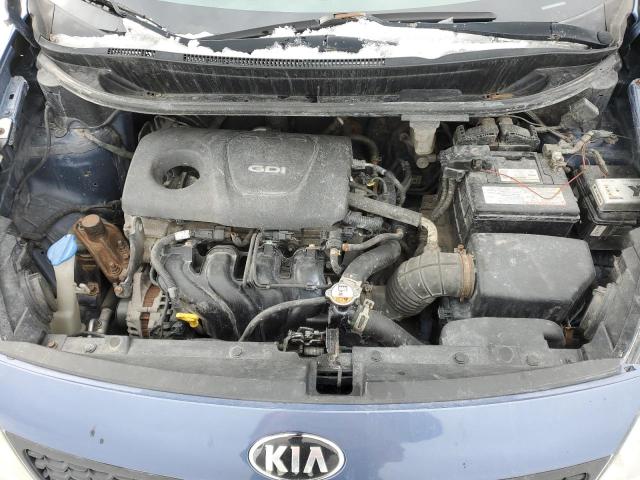 KNADM5A38G6605948 - 2016 KIA RIO LX BLUE photo 11