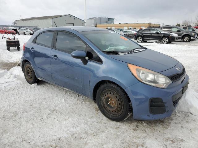 KNADM5A38G6605948 - 2016 KIA RIO LX BLUE photo 4