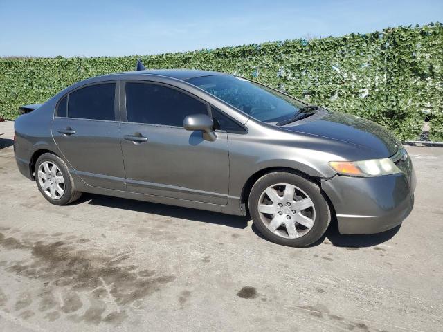 2HGFA16508H345294 - 2008 HONDA CIVIC LX GRAY photo 4