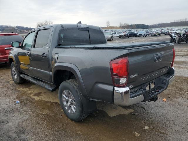 3TMCZ5AN7KM229169 - 2019 TOYOTA TACOMA DOUBLE CAB GRAY photo 2