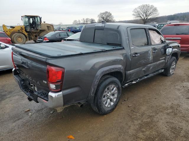 3TMCZ5AN7KM229169 - 2019 TOYOTA TACOMA DOUBLE CAB GRAY photo 3