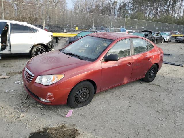 KMHDU4AD2AU880591 - 2010 HYUNDAI ELANTRA BLUE RED photo 1