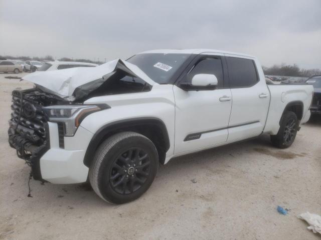 5TFNA5ECXPX017327 - 2023 TOYOTA TUNDRA CREWMAX PLATINUM WHITE photo 1