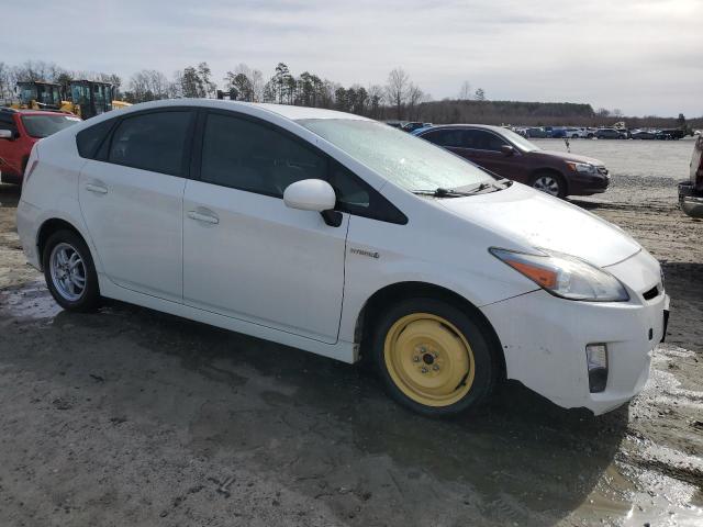 JTDKN3DUXA0055730 - 2010 TOYOTA PRIUS WHITE photo 4