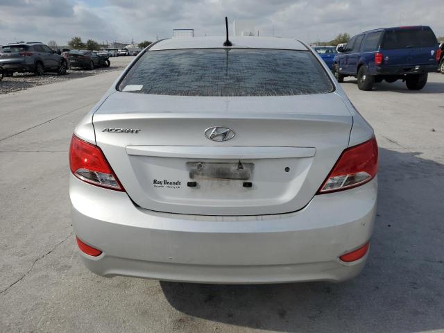 KMHCT4AE4FU838700 - 2015 HYUNDAI ACCENT GLS SILVER photo 6