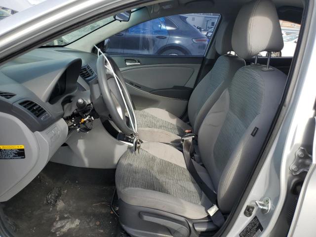 KMHCT4AE4FU838700 - 2015 HYUNDAI ACCENT GLS SILVER photo 7