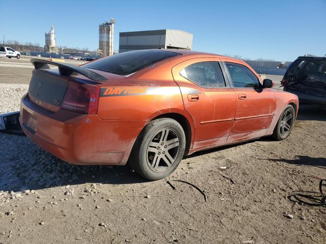 2B3KA53H26H279770 - 2006 DODGE CHARGER R/T ORANGE photo 3