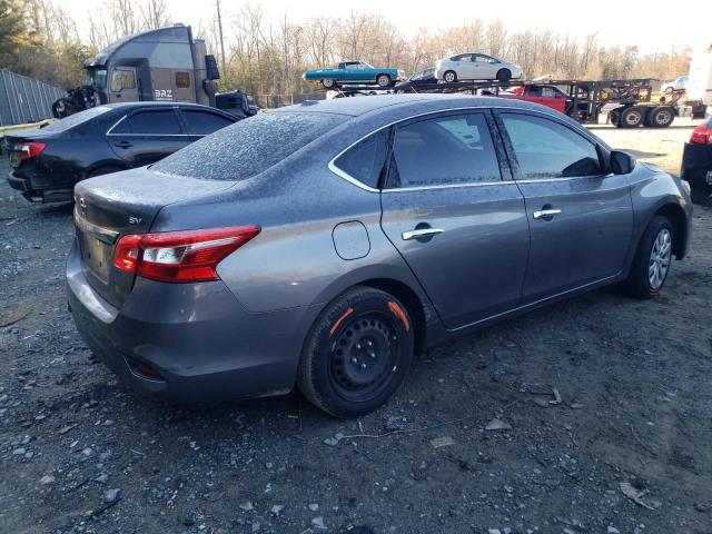 3N1AB7AP8HY391325 - 2017 NISSAN SENTRA S GRAY photo 3