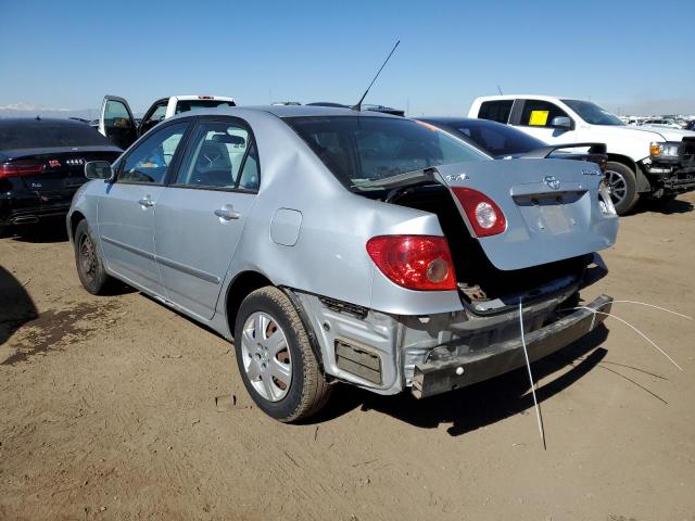 1NXBR32E68Z961209 - 2008 TOYOTA COROLLA CE SILVER photo 2