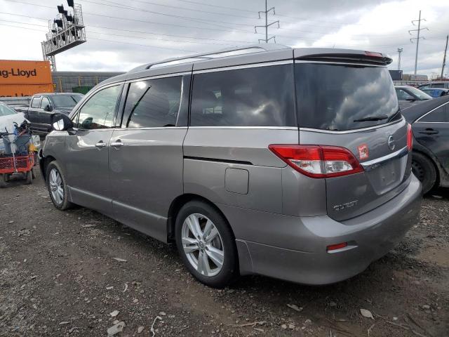 JN8AE2KP8D9062666 - 2013 NISSAN QUEST S GRAY photo 2