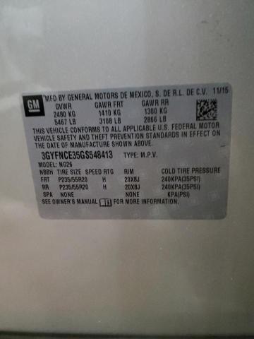 3GYFNCE35GS548413 - 2016 CADILLAC SRX PERFORMANCE COLLECTION Or photo 13