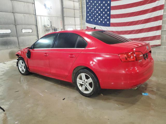 3VWLL7AJ5EM416339 - 2014 VOLKSWAGEN JETTA TDI RED photo 2