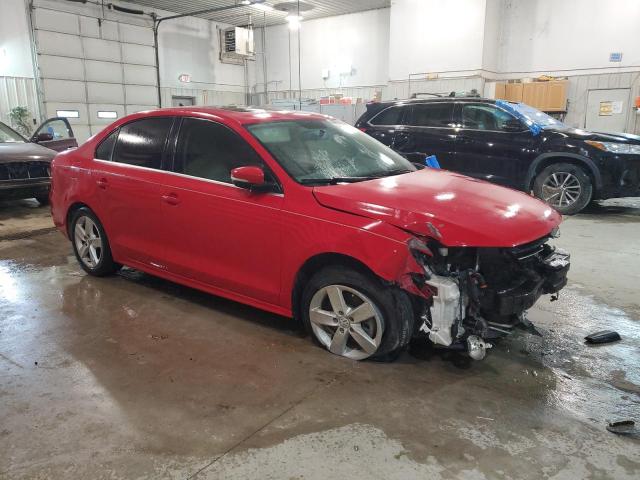 3VWLL7AJ5EM416339 - 2014 VOLKSWAGEN JETTA TDI RED photo 4