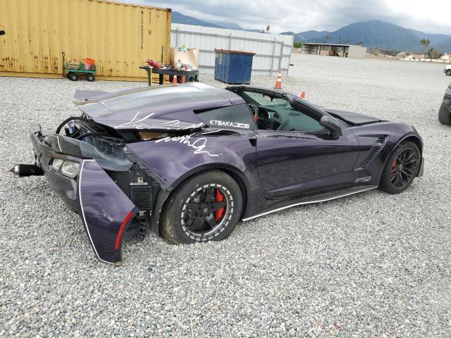 1G1YU2D62G5609596 - 2016 CHEVROLET CORVETTE Z06 3LZ GRAY photo 3