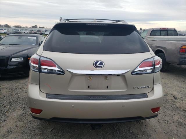 JTJBC1BA6D2056835 - 2013 LEXUS RX 450 GOLD photo 6