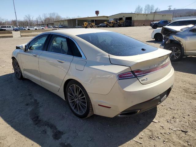 3LN6L2LU6FR627057 - 2015 LINCOLN MKZ HYBRID WHITE photo 2