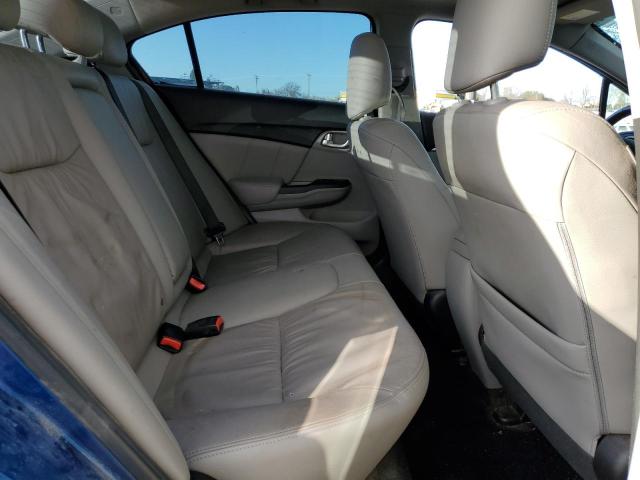 19XFB2F91FE211245 - 2015 HONDA CIVIC EXL BLUE photo 10