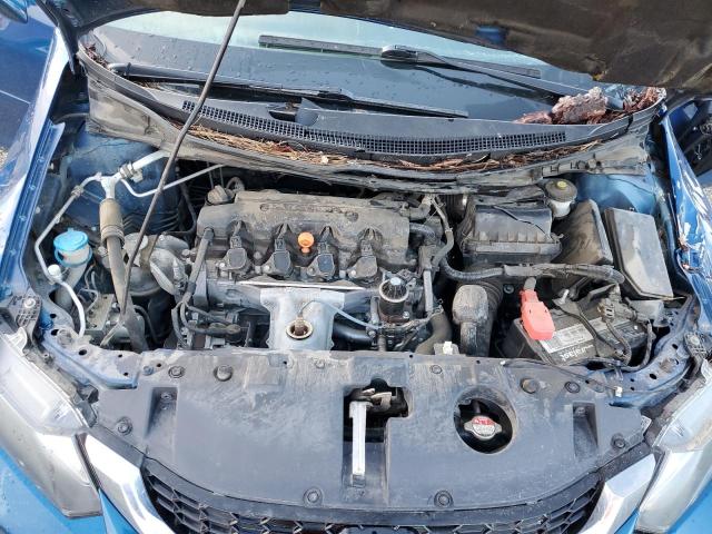 19XFB2F91FE211245 - 2015 HONDA CIVIC EXL BLUE photo 11