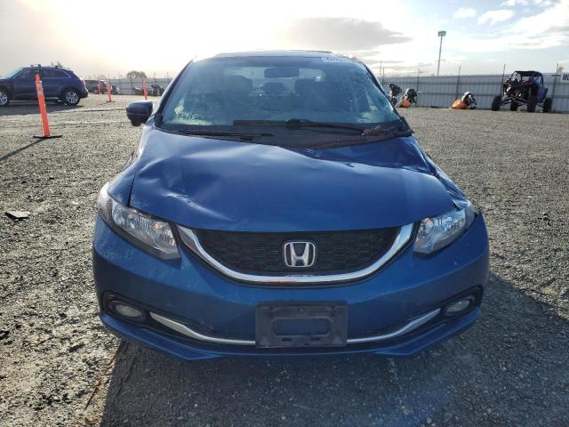 19XFB2F91FE211245 - 2015 HONDA CIVIC EXL BLUE photo 5