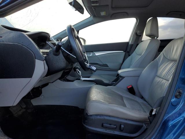 19XFB2F91FE211245 - 2015 HONDA CIVIC EXL BLUE photo 7