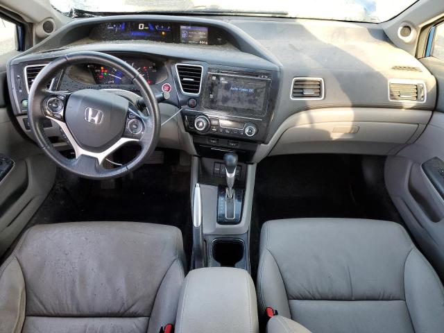 19XFB2F91FE211245 - 2015 HONDA CIVIC EXL BLUE photo 8