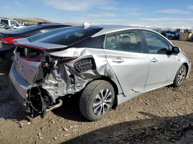 JTDKAMFP7M3185718 - 2021 TOYOTA PRIUS PRIM LE SILVER photo 3