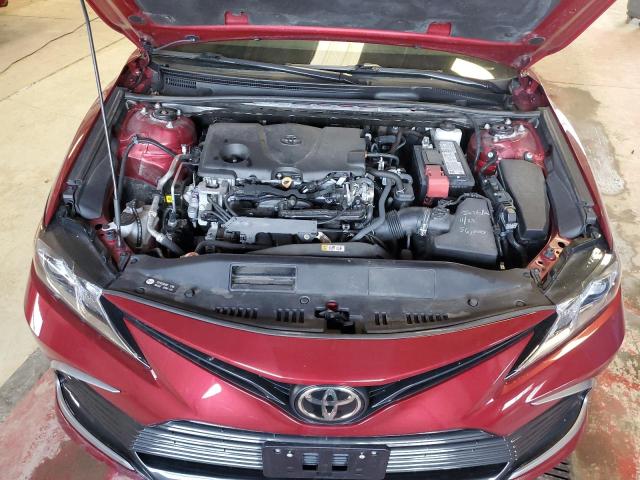 4T1C11AK8MU521820 - 2021 TOYOTA CAMRY LE BURGUNDY photo 11