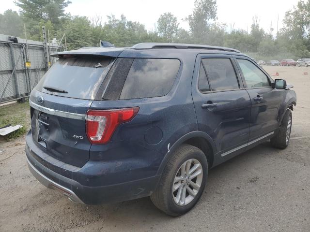 1FM5K8D8XHGD63354 - 2017 FORD EXPLORER XLT BLUE photo 4