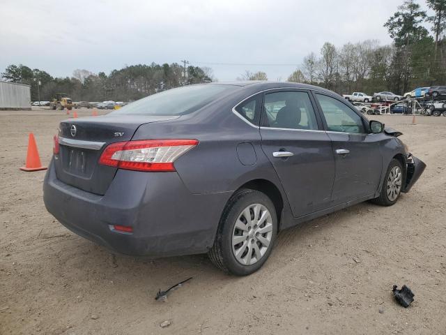 3N1AB7APXFL634997 - 2015 NISSAN SENTRA S GRAY photo 3