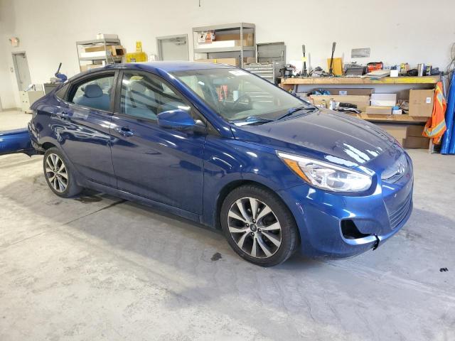 KMHCT4AE1HU255603 - 2017 HYUNDAI ACCENT SE BLUE photo 4