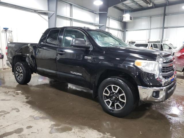 5TFUW5F19EX378023 - 2014 TOYOTA TUNDRA DOUBLE CAB SR/SR5 BLACK photo 4