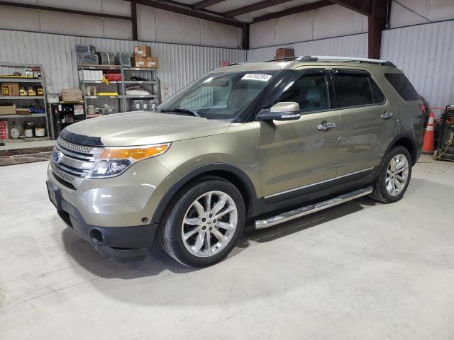 1FM5K8F84DGC64844 - 2013 FORD EXPLORER LIMITED GREEN photo 1