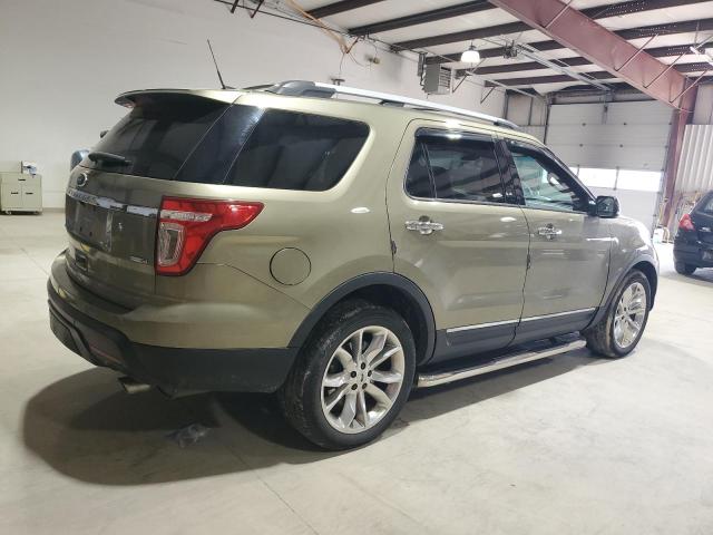 1FM5K8F84DGC64844 - 2013 FORD EXPLORER LIMITED GREEN photo 3