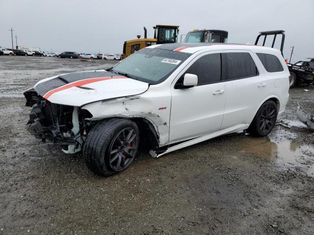 1C4SDJGJ0JC209577 - 2018 DODGE DURANGO SRT WHITE photo 1