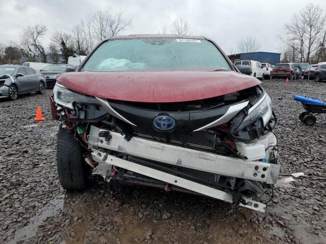 5TDXRKEC5MS013851 - 2021 TOYOTA SIENNA XSE RED photo 5