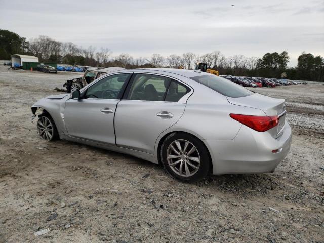 JN1BV7AP4EM683869 - 2014 INFINITI Q50 BASE SILVER photo 2